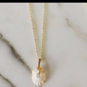 Dainty seashell boho necklace